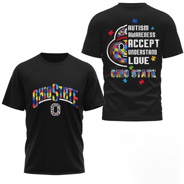 Ohio State Autism Awareness Accept Understand Love Shirt