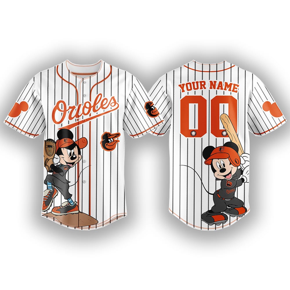 Orioles Mickey Mouse Baseball Jersey 2025 Orioles Mickey Mouse Baseball Jersey 2025