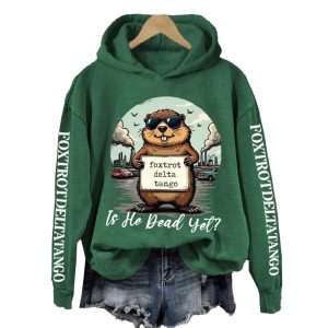 Beaver FDT Is He Dead Yet Hoodie