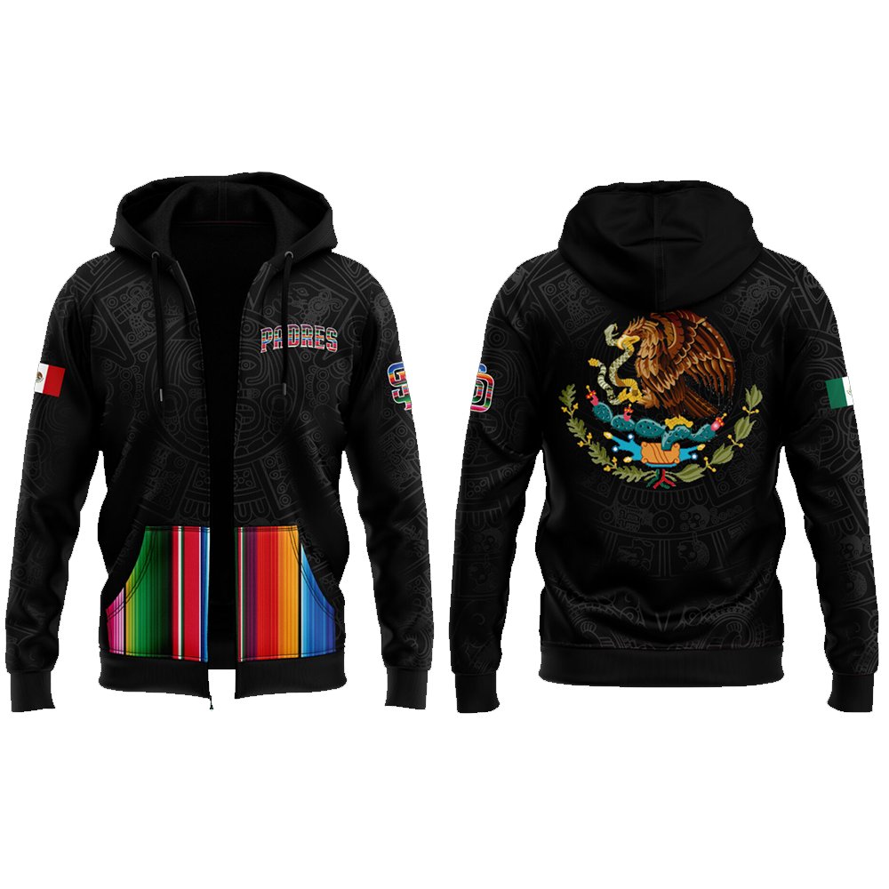 Padres x Mexican Heritage Night 2025 Hoodie Zip Padres x Mexican Heritage Night 2025 Hoodie Zip