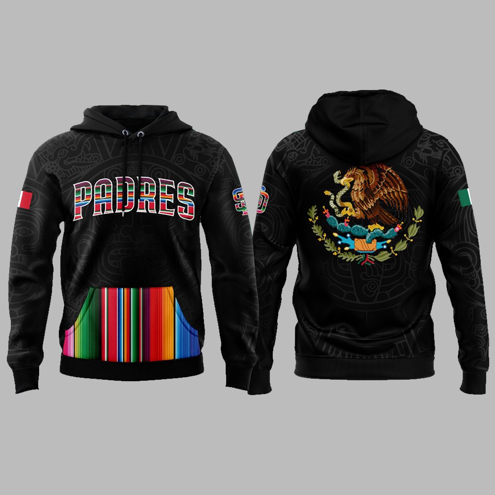 Padres x Mexican Heritage Night 2025 Hoodie Padres x Mexican Heritage Night 2025 Hoodie