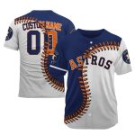 Personalized Astros 3D Baseball Jersey