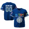 Personalized Cubs Autism Awareness 3D Baseball Jersey