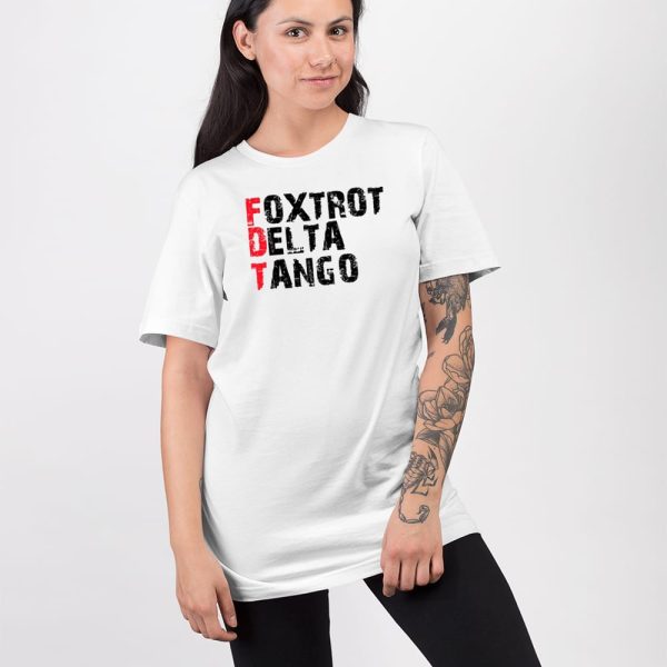 Peter Shankman Wearing Foxtrot Delta Tango Tee Shirt