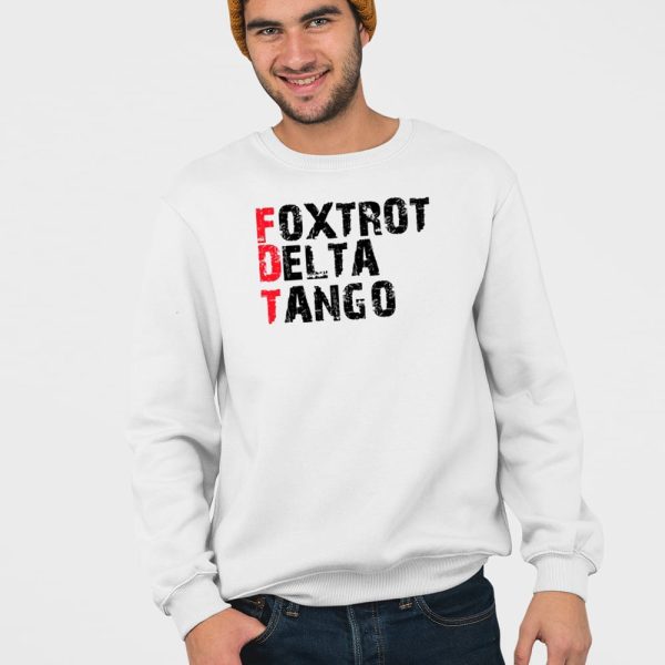 Peter Shankman Wearing Foxtrot Delta Tango Tee Shirt