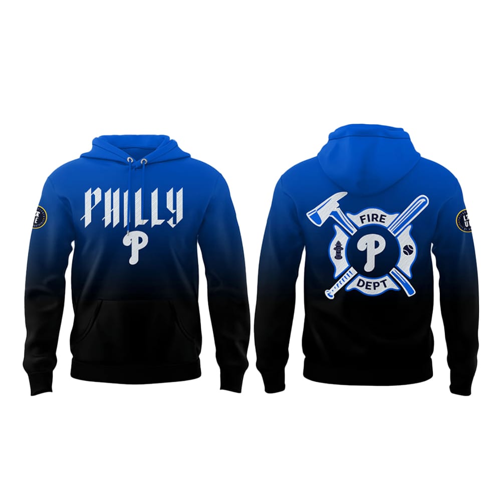 Phillies x Firefighter Appreciation Night Hoodie 2025 Phillies x Firefighter Appreciation Night Hoodie 2025