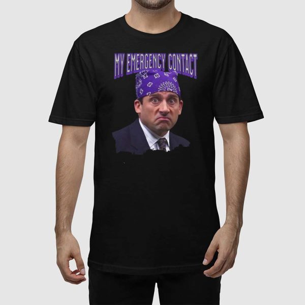 Prison Mike My Emergency Contact Shirt