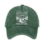 Protect Our National Parks Dufund DOGE Parks Not Profits Baseball Cap