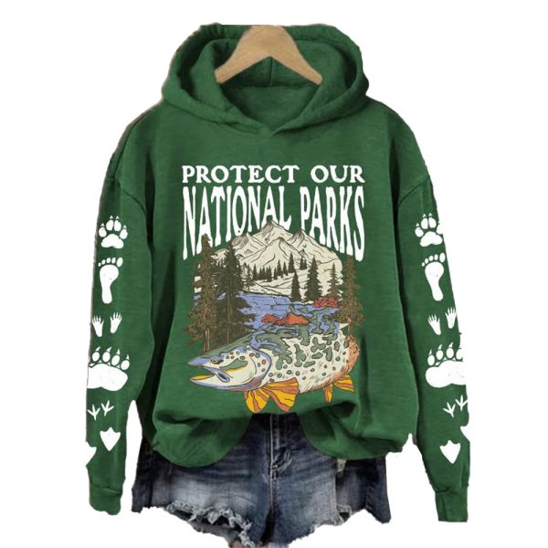 Protect Our National Parks Printed Sweatshirt