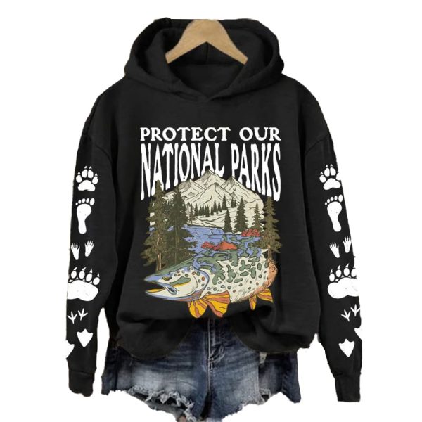 Protect Our National Parks Printed Sweatshirt