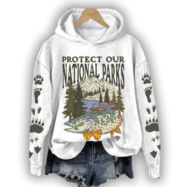 Protect Our National Parks Printed Sweatshirt