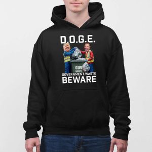 Trump Musk Garbage Man DOGE Government Waste Beware Shirt 5