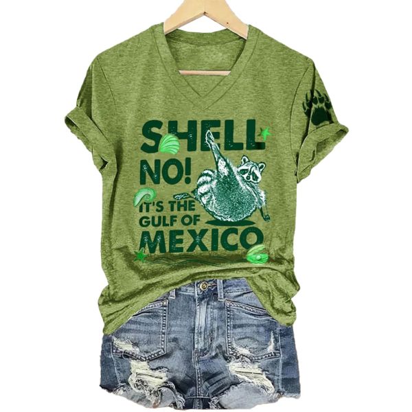 Raccoon Shell No It’s The Gulf Of Mexico Shirt