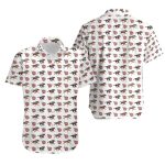 Race Horse & Rose Kentucky Derby Men's Hawaiian Shirt