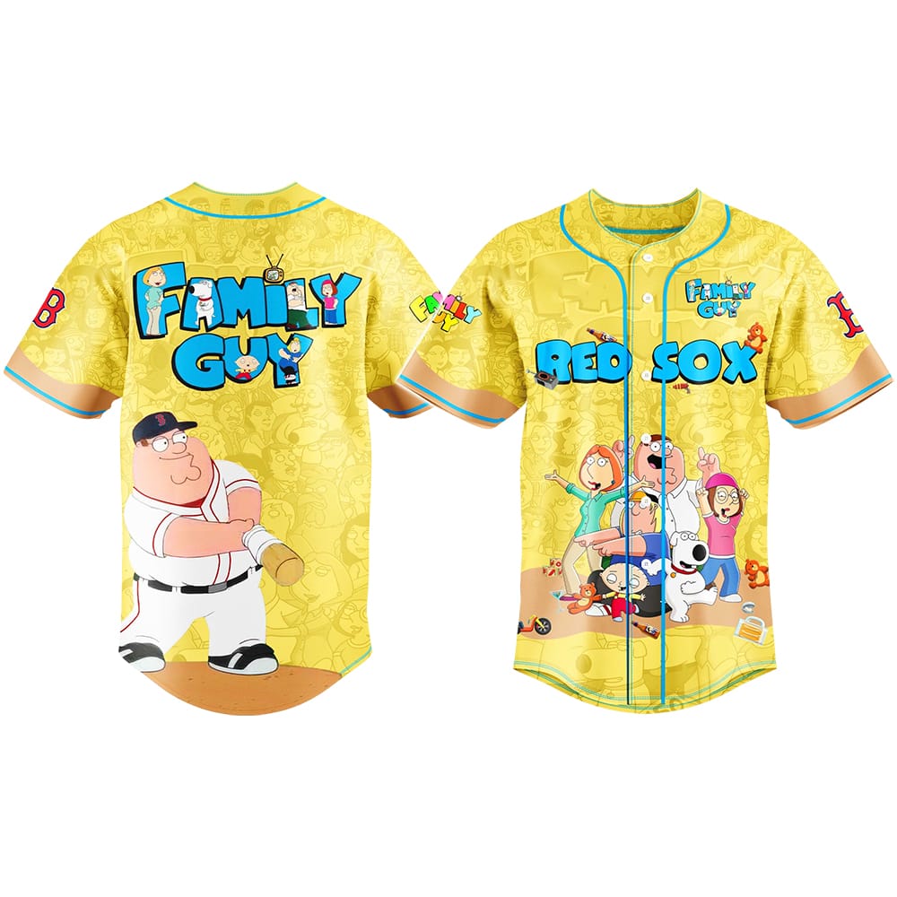 Red Sox Family Guy Night Baseball Jersey 2025 Red Sox Family Guy Night Baseball Jersey 2025
