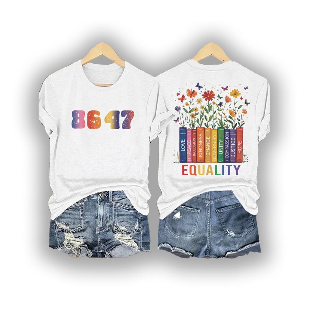 Retro Flowers 86 47 Equality Matters Equality Never Hurt Anybody Diversity Equity And Inclusion Shirt Retro Flowers 86 47 Equality Matters Equality Never Hurt Anybody Diversity Equity And Inclusion Shirt