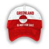 Retro Greenland Is Not For Sale Printed Baseball Cap