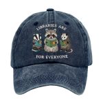 Retro Libraries Are For Everyone Print Baseball Cap