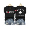 Retro Nasty Canadians Print T-Shirt