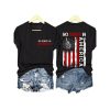 Retro No Kings In America Print T-Shirt