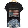 Retro One Nation Under Distress Amercica Shirt