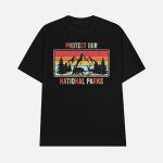 Retro Protect Our National Parks Print T-Shirt