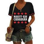 Retro Proud Nast-Eh Canadian Print T-Shirt