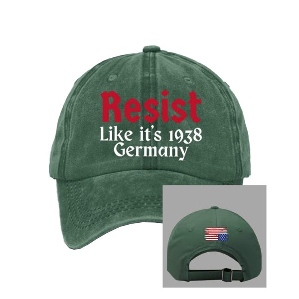 Retro Resist Like It’s 1938 Germany Print Baseball Cap