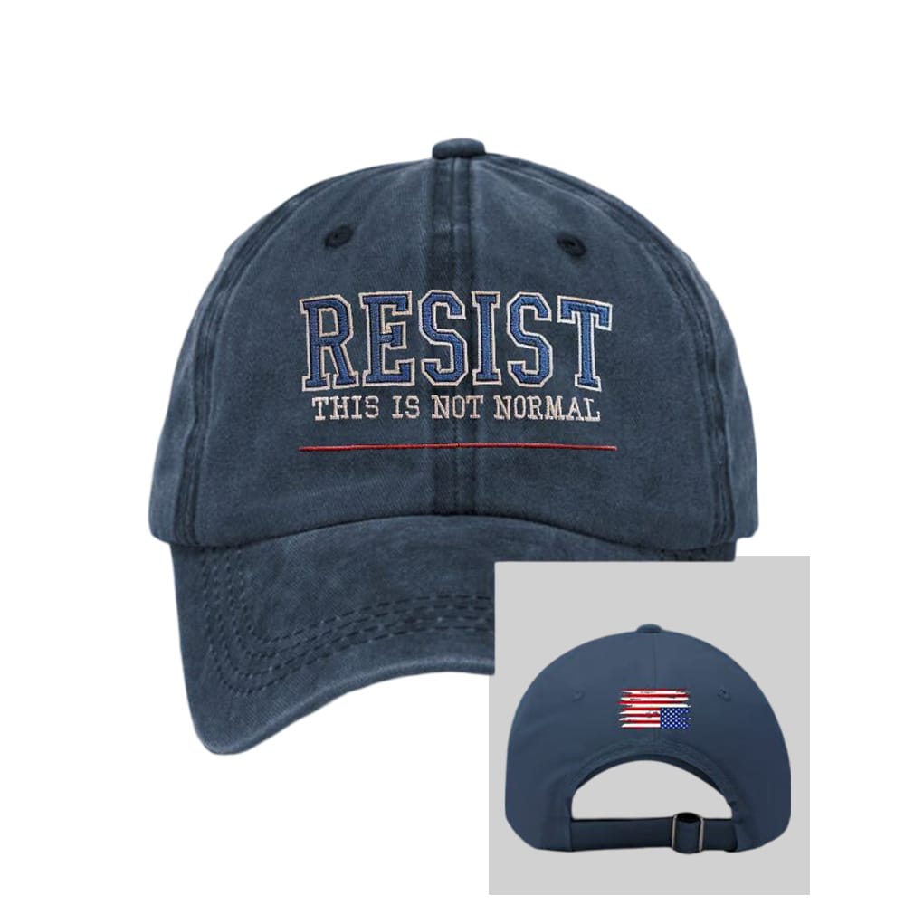 Retro Resist This is Not Normal America Baseball Cap Retro Resist This is Not Normal America Baseball Cap