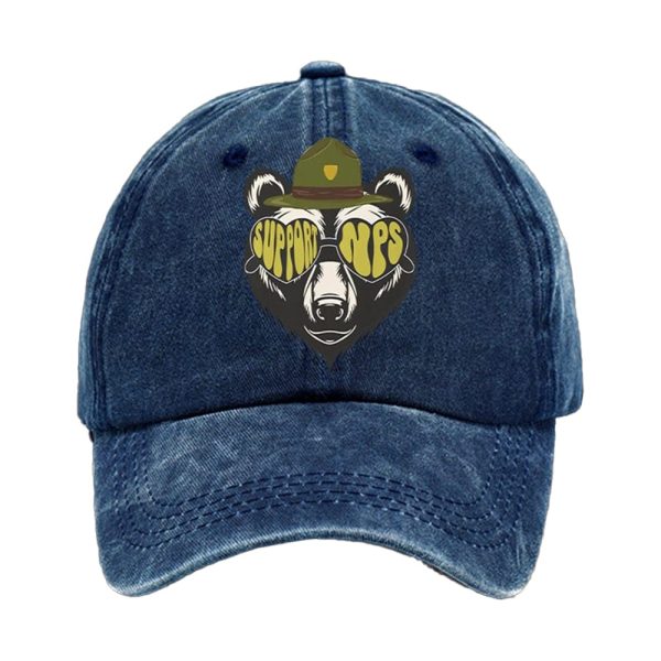 Retro Support National Park Service Printed Baseball Cap