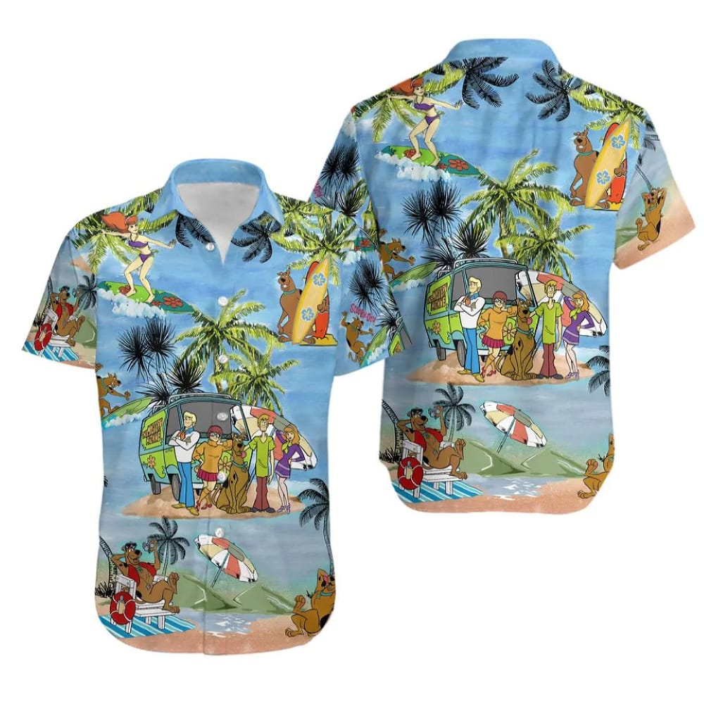 Scooby Doo Travel Hawaiian Shirt Scooby Doo Travel Hawaiian Shirt