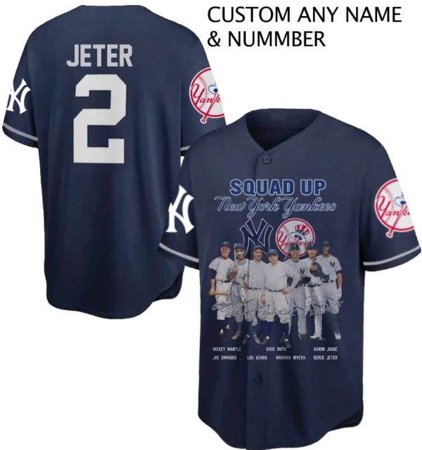 Squad Up Yankees Signature Baseball Jersey