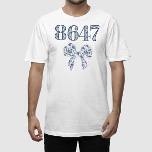 Bow Flowers 86 47 Print T Shirt 2