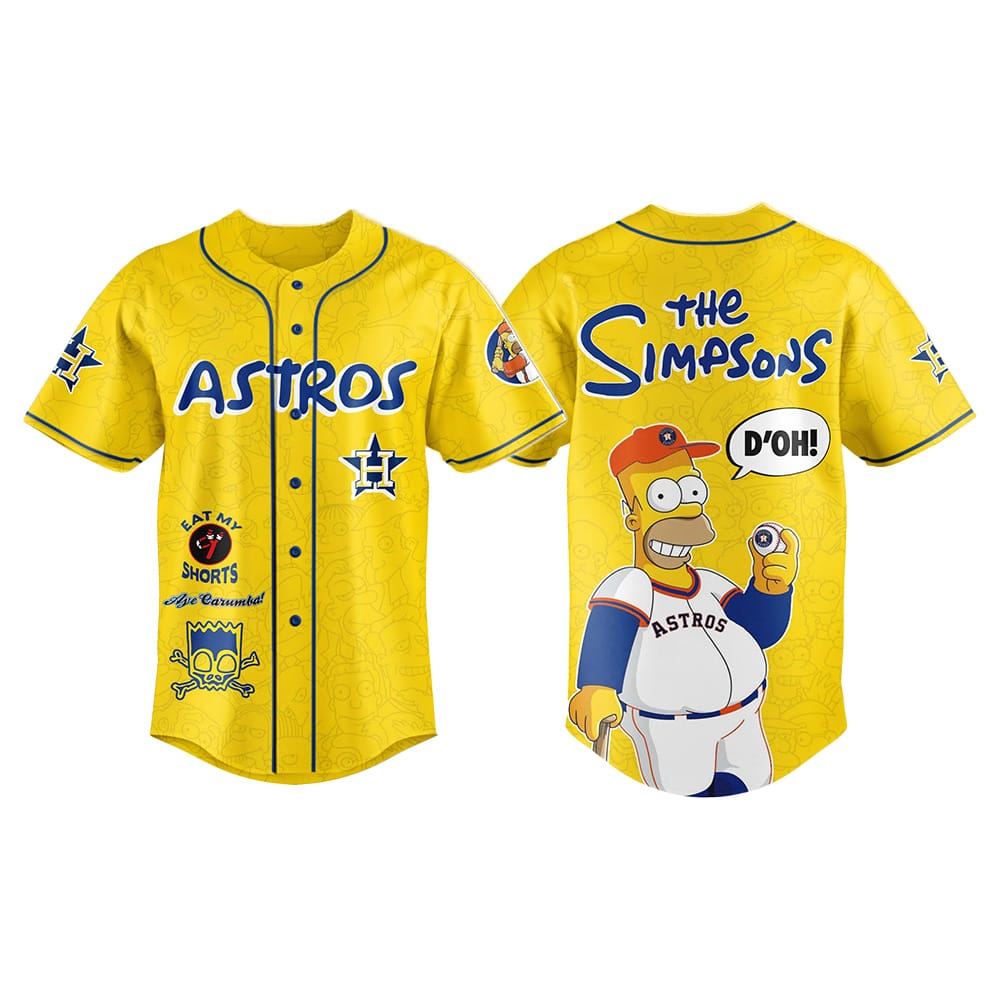 The Simpsons Astros Jersey 2025 The Simpsons Astros Jersey 2025