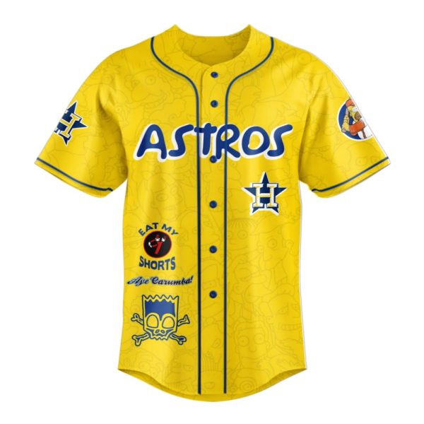 The Simpsons Astros Jersey 2025