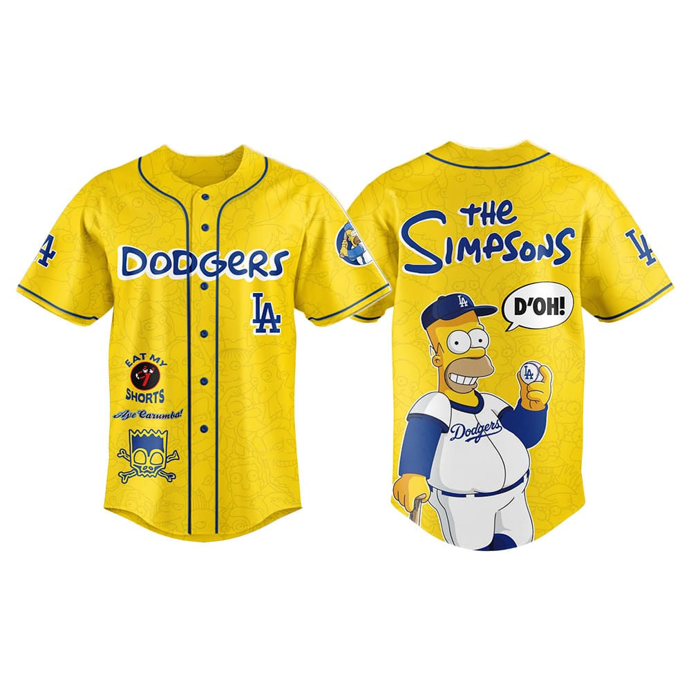 The Simpsons Dodgers Jersey 2025 The Simpsons Dodgers Jersey 2025