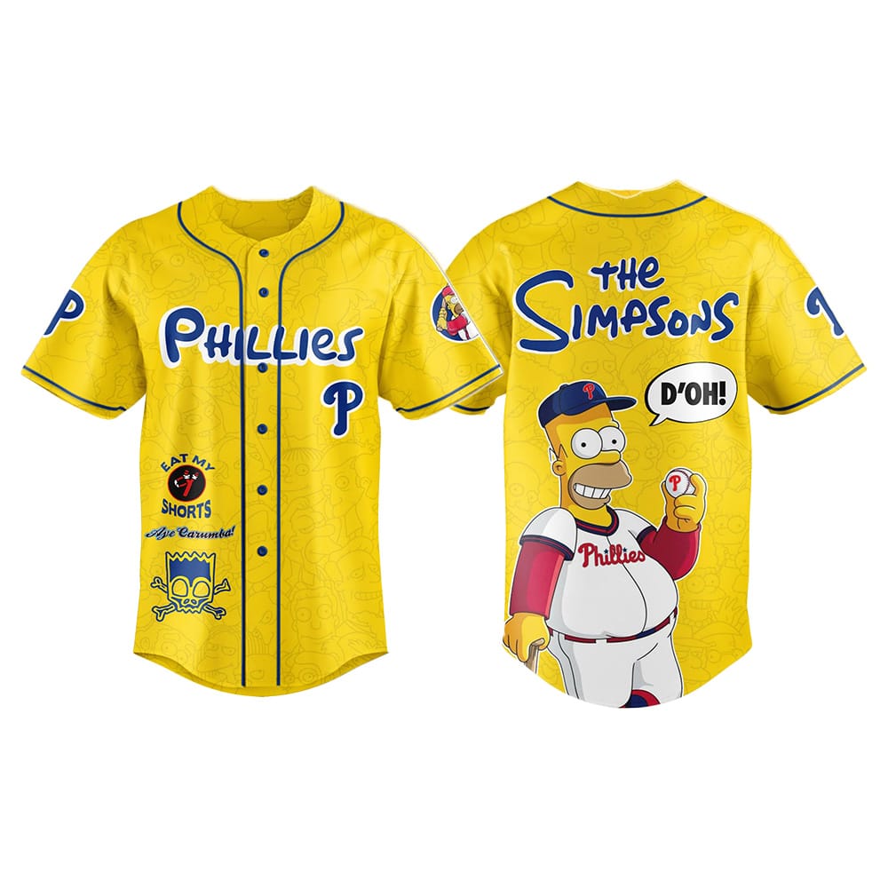 The Simpsons Phillies Jersey 2025 The Simpsons Phillies Jersey 2025