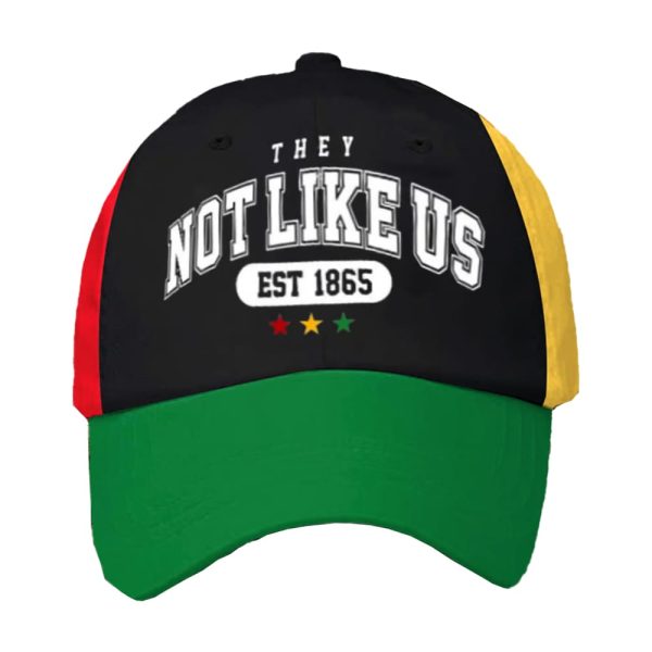 They Not Like Us Black History Est 1865 Baseball Cap