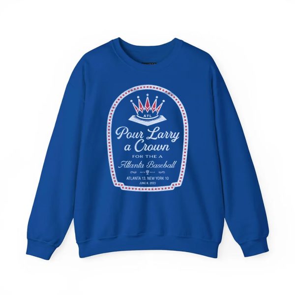 Tom Glavine Pour Larry A Crown For The A Atlanta Baseball Shirt