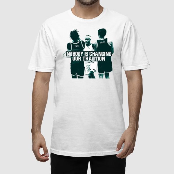 Tom Izzo Nobody Is Changing Our Tradition Shirt