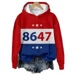 Trump America 8647 Print Hooded Sweatshirt
