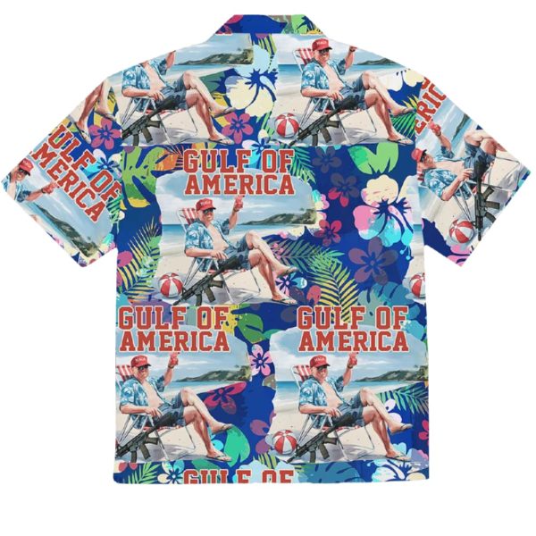 Trump Gulf Of America Summer Beach Hawaiian Shirt