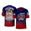 Uconn Big East Conference Regular Season Champions 2025 V-neck Short Sleeve Jersey