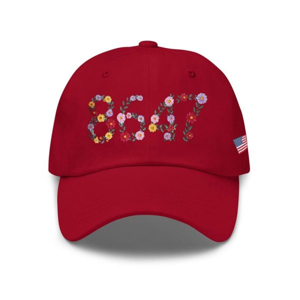 Unisex American 8647 Floral Cotton Hat