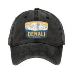 Unisex Denali Alaska Print Baseball Cap