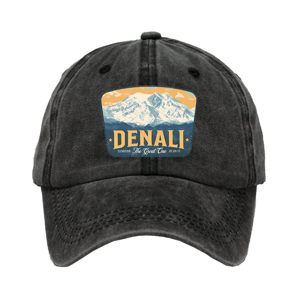 Unisex Denali Alaska Print Baseball Cap Unisex Denali Alaska Print Baseball Cap