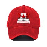 Unisex Retro Proudly Canadian Always United Printed Baseball Cap