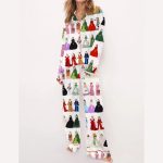 Vintage Scarlett Satin Pajama Set