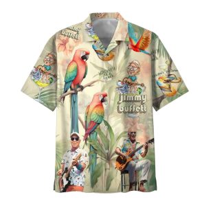 Jimmy Buffett Somewhere On A Beach Hawaiian Shirt1