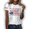 We The Governed Do Not Consent To Treason America Shirt